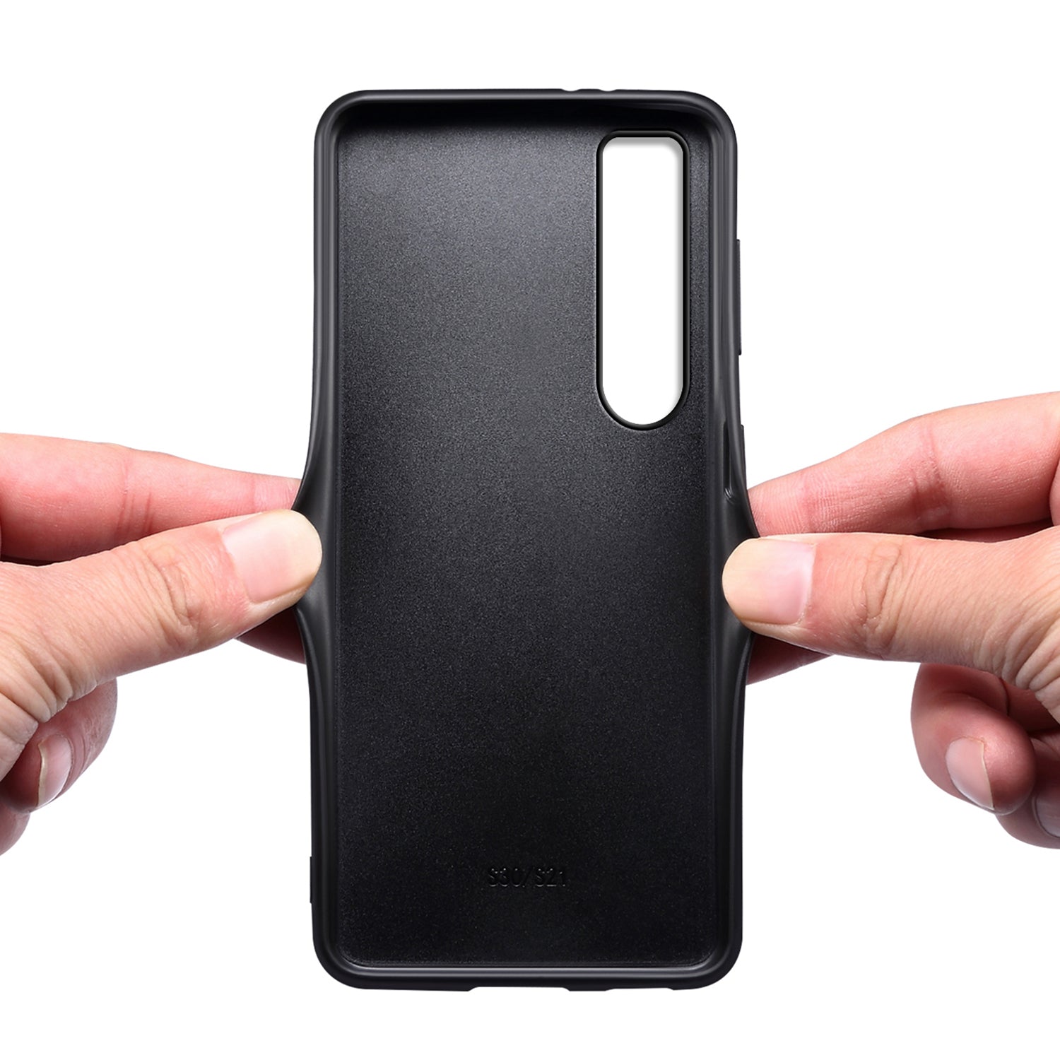 For Sony Xperia 5 IV 5G Phone Case Leather Coated PC+TPU Calf Texture Phone Cover For Sony Xperia 5 IV 5G Phone Case Leather Coated PC+TPU Calf Texture Phone Cover